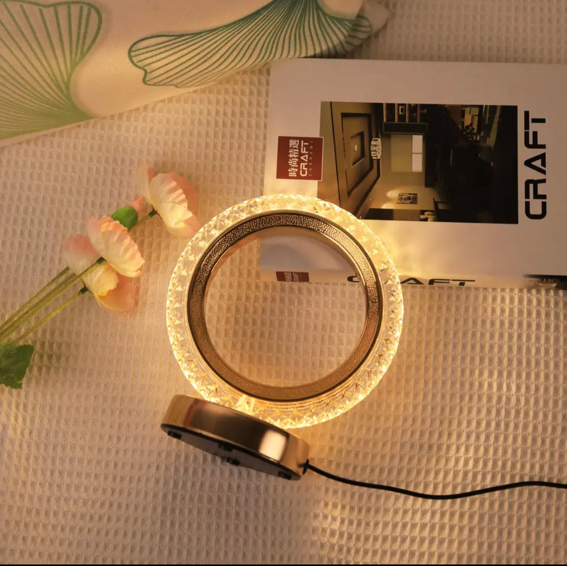 Round Shape Crystal Table Lamp, Luxury Modern Crystal Lamp, Decoration Light - Get deals pk