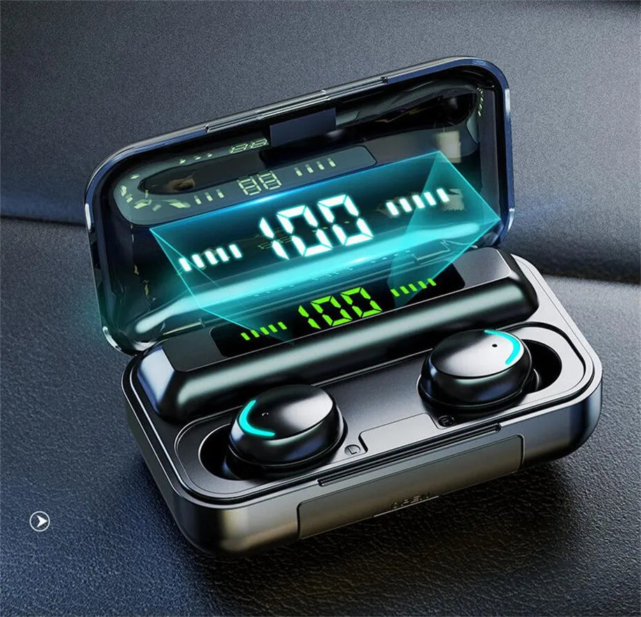 Original F9 Wireless Earbuds with ENC – Crystal Clear Calls & Deep Bass - Get deals pk