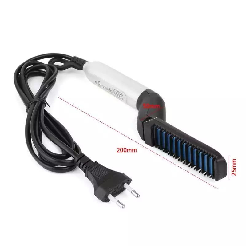 Hair & Beard Straightener Modeling Comb – Quick Heat Styling Brush for Men -  Get deals pk