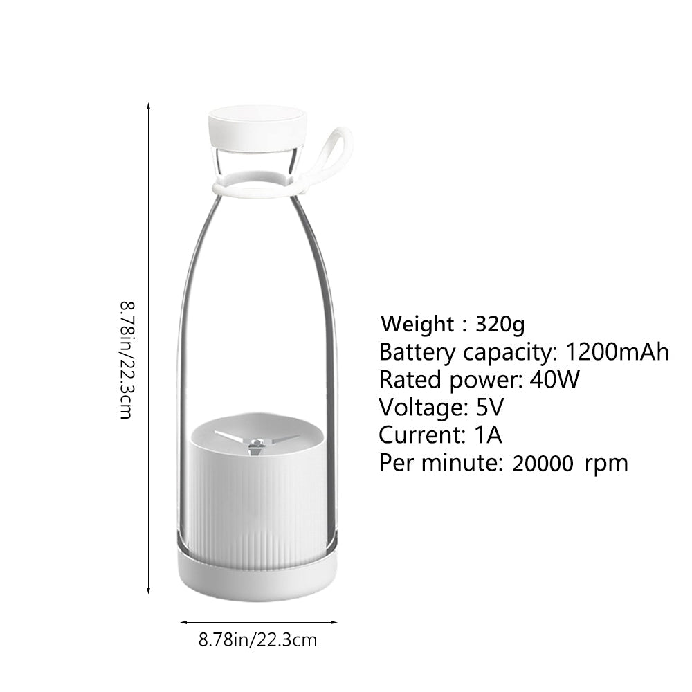 Mini Electric Portable Juicer Blender – USB Rechargeable Smoothie & Juice Maker - Get deals pk
