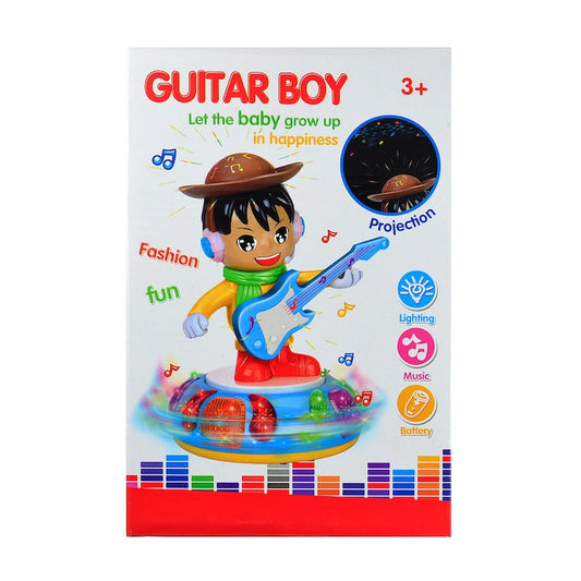 360° Rotating Musical Guitar Boy Toy with Lights & Music -  Get deals pk