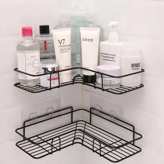 Bathroom Corner Rack Self-Adhesive -  Get deals pk