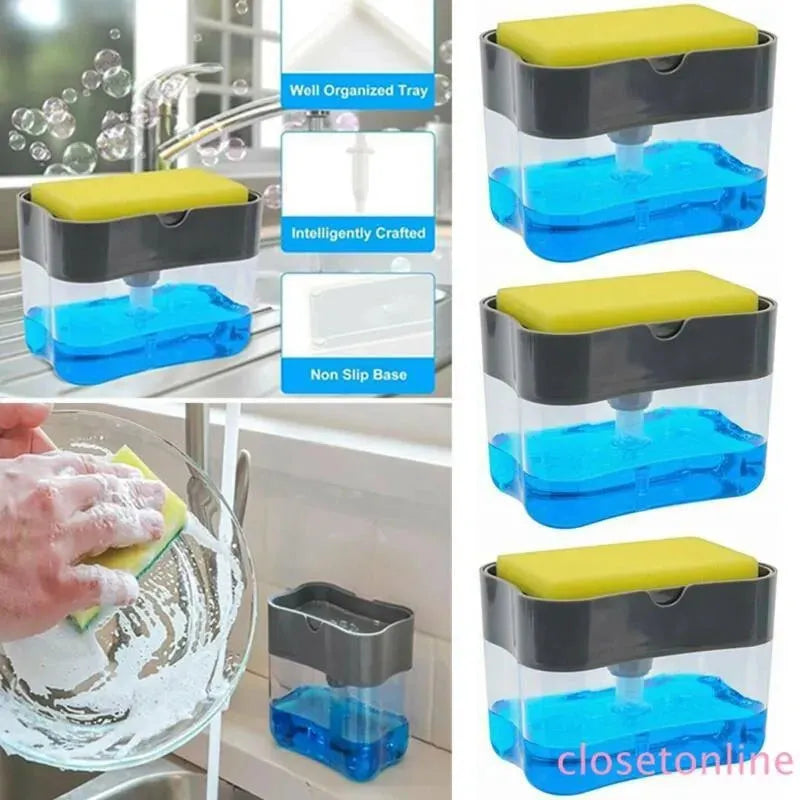 2 in 1 Soap Pump Dispenser -  Get deals pk