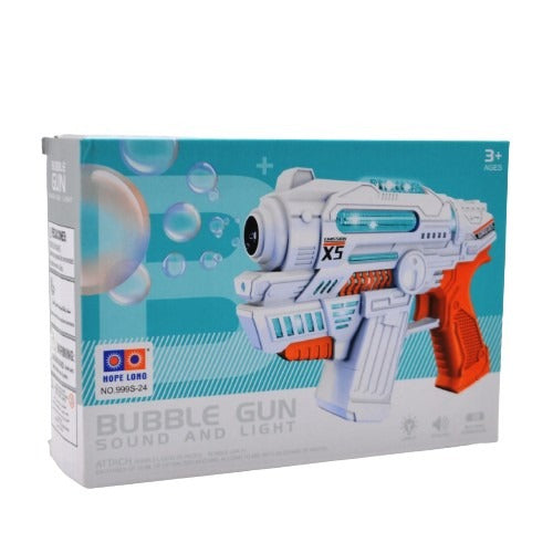 Bubble Gun With Sound & Light