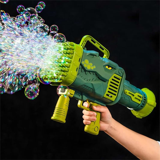 Dinosaur Bubble Bazooka Gun