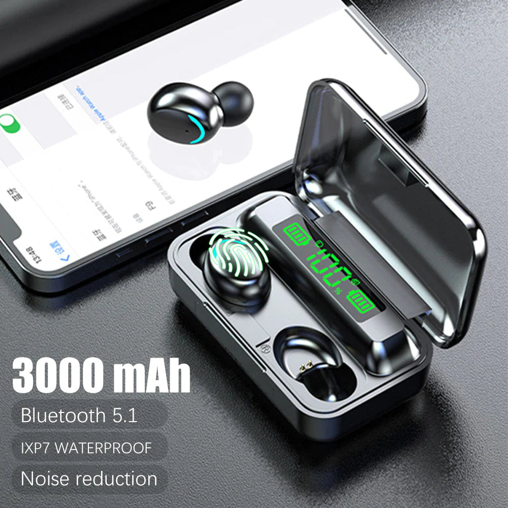 Original F9 Wireless Earbuds with ENC – Crystal Clear Calls & Deep Bass - Get deals pk
