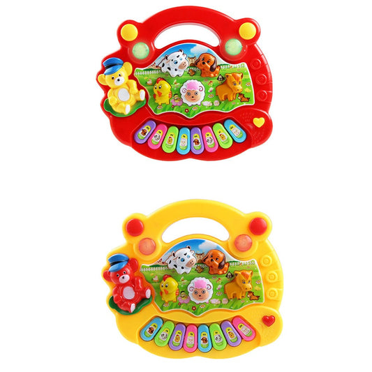 Battery Operated Animal Piano Toy – Light, Sound & Music Playset for Kids (2 Colors) -  Get deals pk