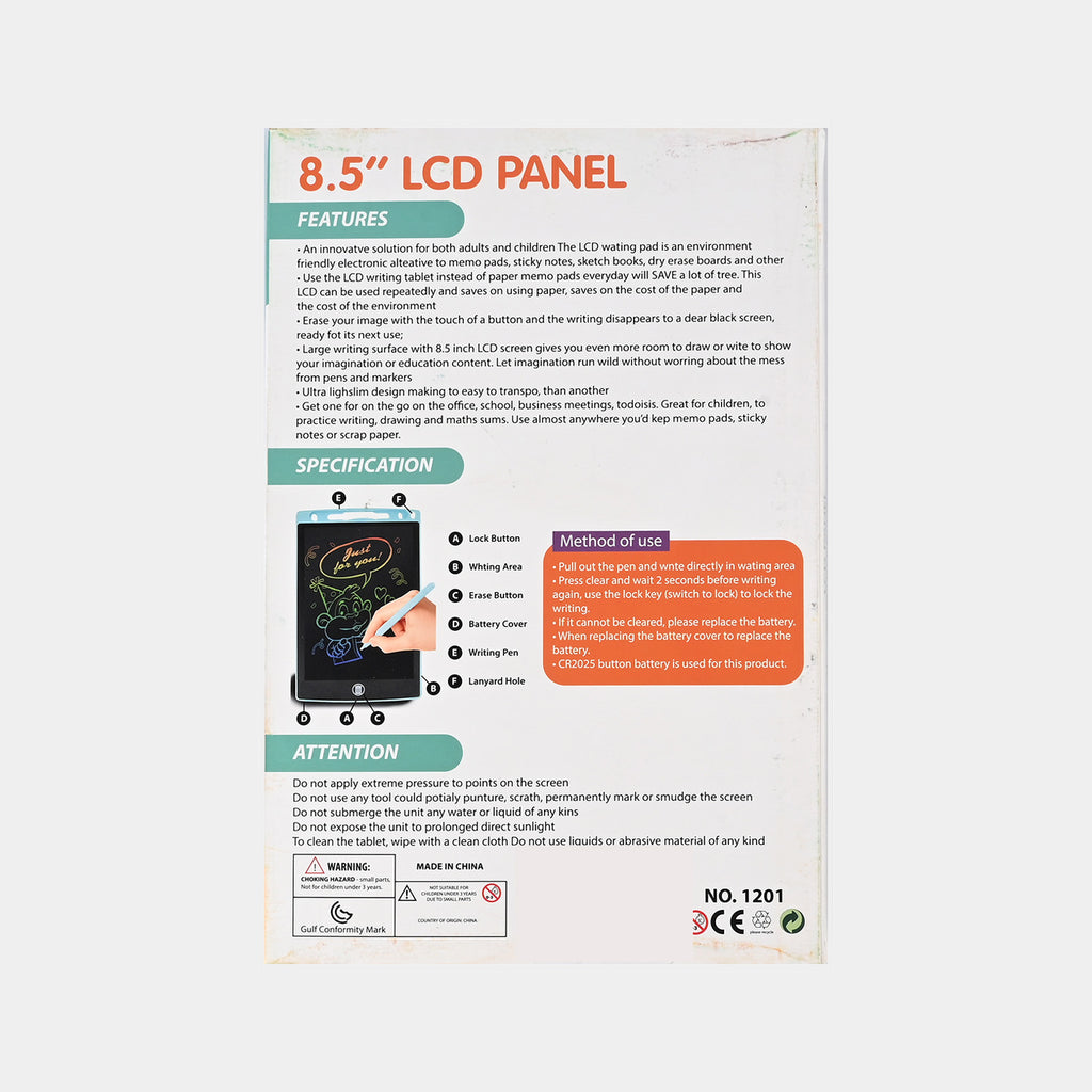 LCD Writing Tablet 8.5''