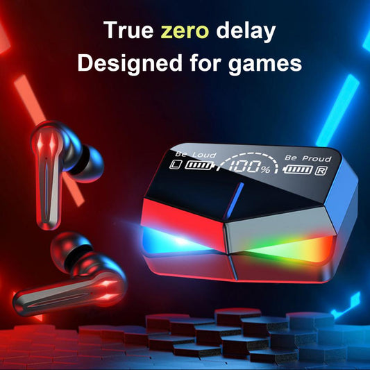 M28 Wireless Gaming Earbuds – Low Latency, LED Display, HiFi Sound -  Get deals pk