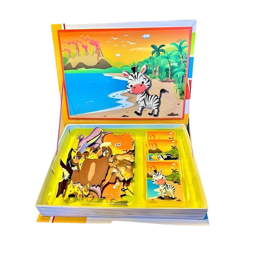 Magnetic Animal Jigsaw Book -  Get deals pk