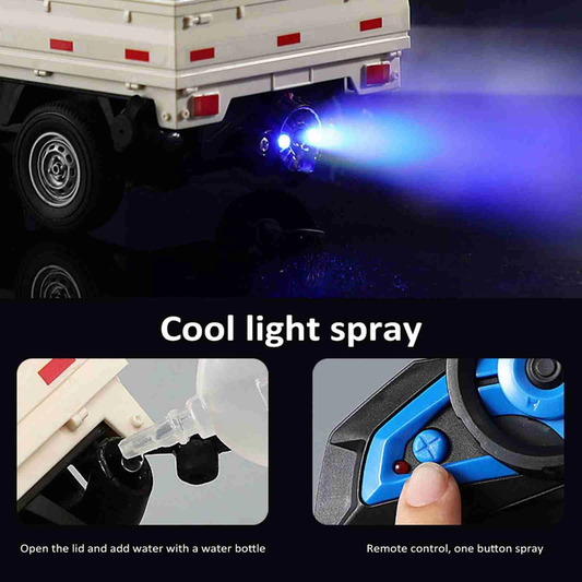 RC Transport Truck Cool Light Spray