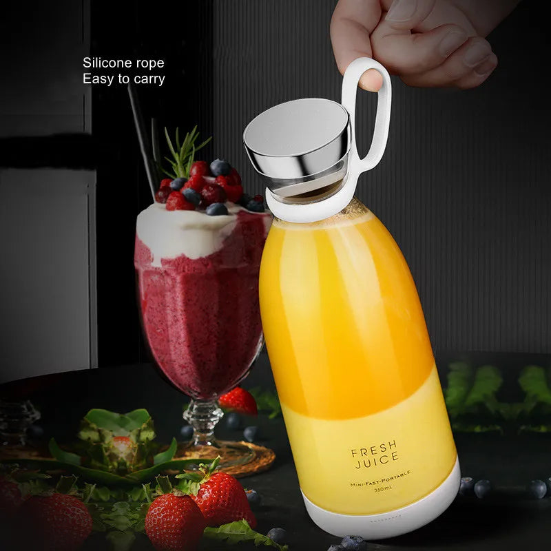 Mini Electric Portable Juicer Blender – USB Rechargeable Smoothie & Juice Maker - Get deals pk