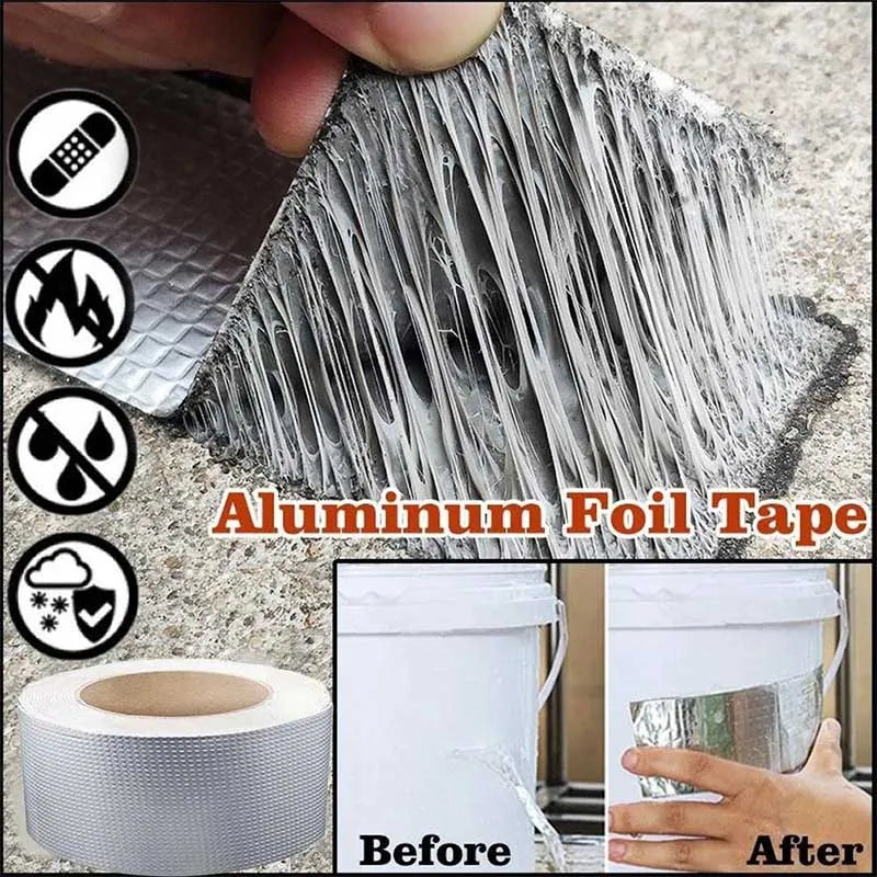 Waterproof Aluminum Foil Rubber Tape – Heat & Leak Proof | Buy in Pakistan -  Get deals pk