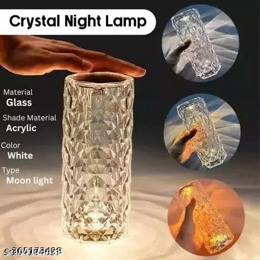 Crystal Diamond Table Lamp, 16 Color Changing Touch Lamp USB Rechargeable Romantic Rose Diamond Table Lamps, Remote Touch Creative Lights for Bedroom Living Room Party Dinner Decor - Online Shopping in Pakistan: Beauty, Fashion, Electronics, Sports & Lifestyle, VR, Skincare