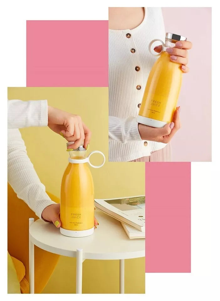 Mini Electric Portable Juicer Blender – USB Rechargeable Smoothie & Juice Maker - Get deals pk
