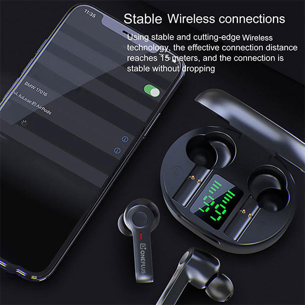 0NE PIus LED Display Wireless Earbuds - Get deals pk