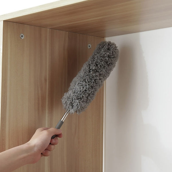 2.8m Microfiber Duster with Telescopic Stainless Steel Pole – Ceiling, Fan & Furniture Cleaning Tool -  Get deals pk