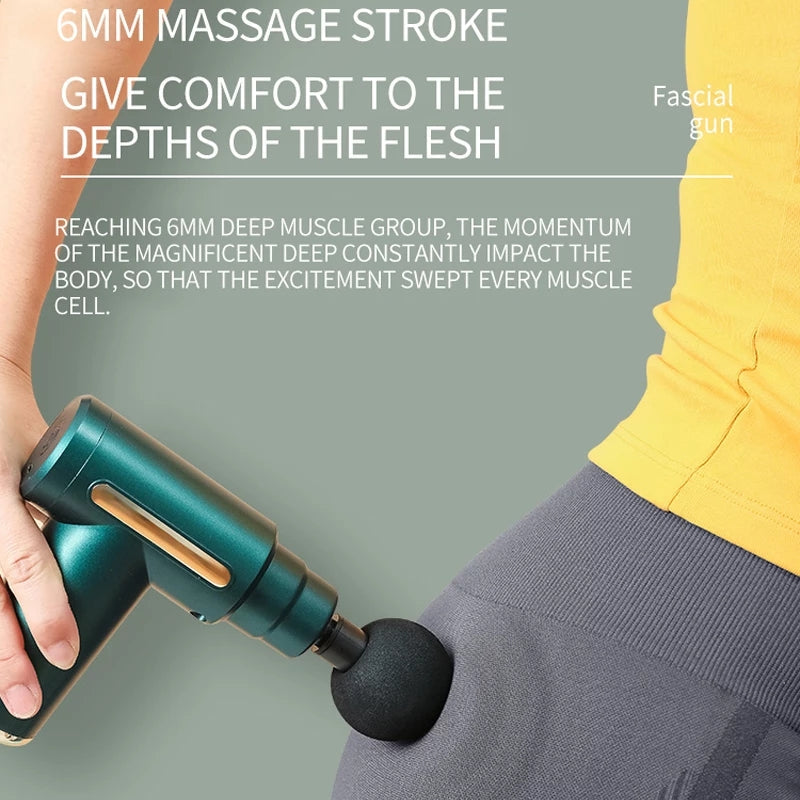 Facial Massager Gun – Cordless Handheld Deep Tissue Muscle Massager -  Get deals pk