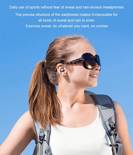 Mini Wireless Earbuds(F9 With 2000mAh Charging Case) -  Get deals pk