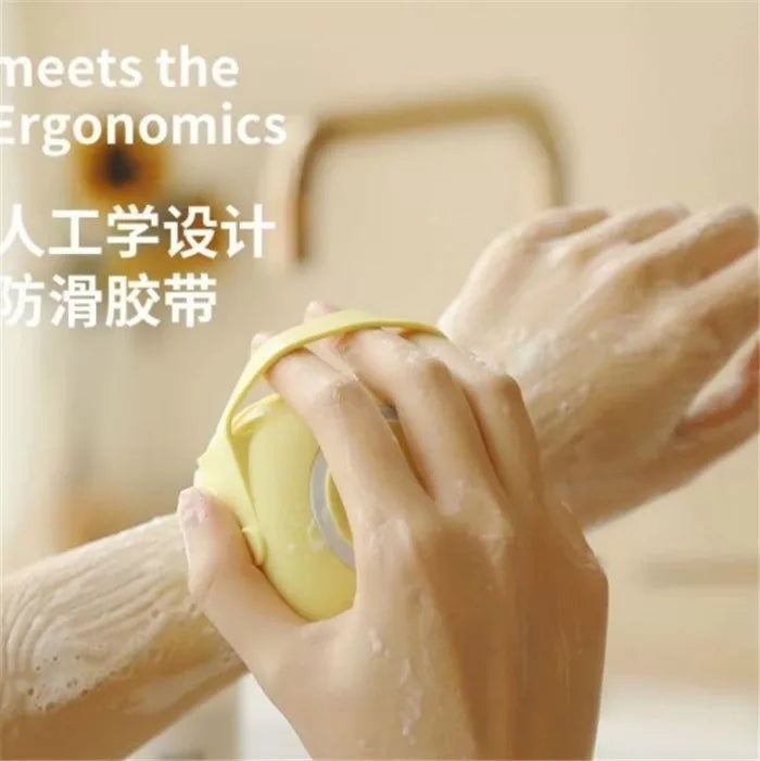 2 in 1 Silicone Bath Brush with Liquid Shower Gel Dispenser -  Get deals pk