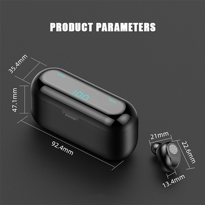 Mini Wireless Earbuds(F9 With 2000mAh Charging Case) -  Get deals pk
