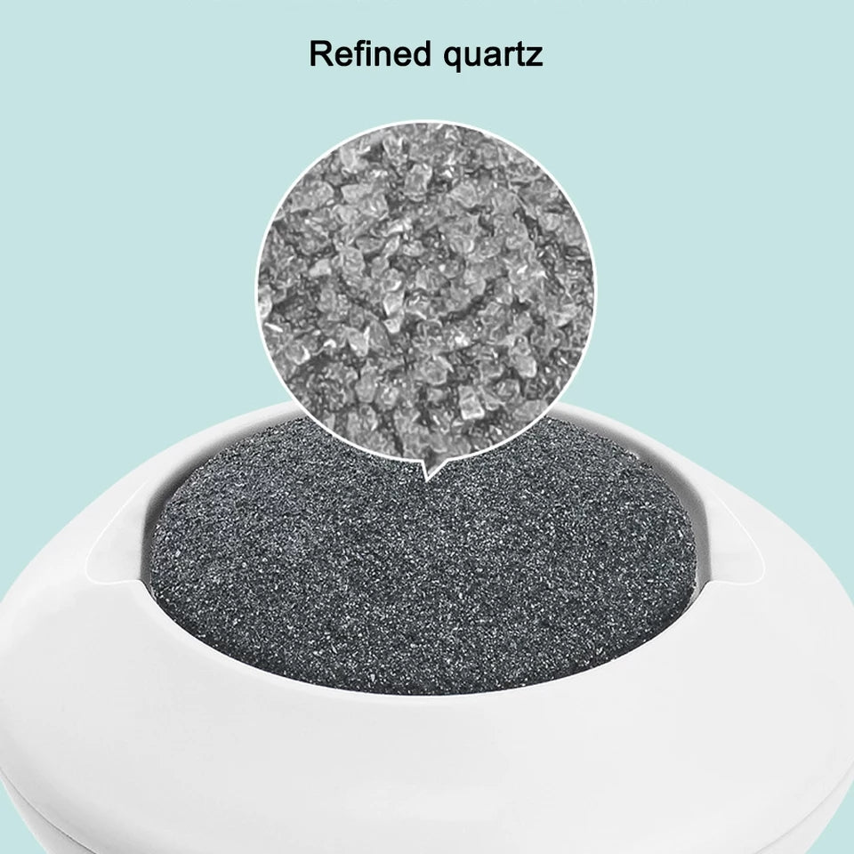 Find Back Callus Remover with Built-in Vacuum – Electric Foot Grinder -  Get deals pk