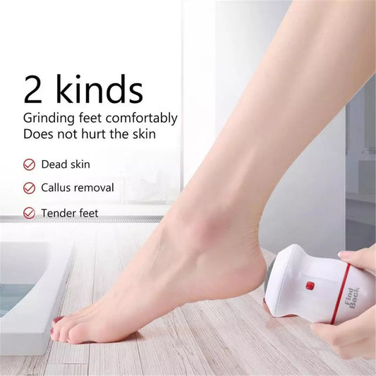 Find Back Callus Remover with Built-in Vacuum – Electric Foot Grinder -  Get deals pk