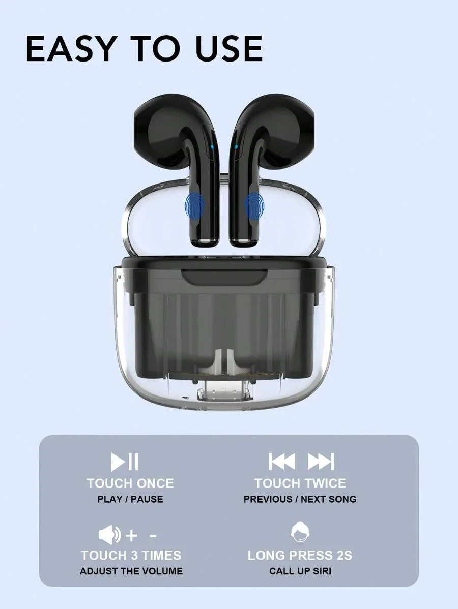 High-Tech Bluetooth Ear Pods (AT12 Plus) -  Get deals pk