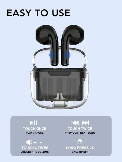 High-Tech Bluetooth Ear Pods (AT12 Plus) -  Get deals pk