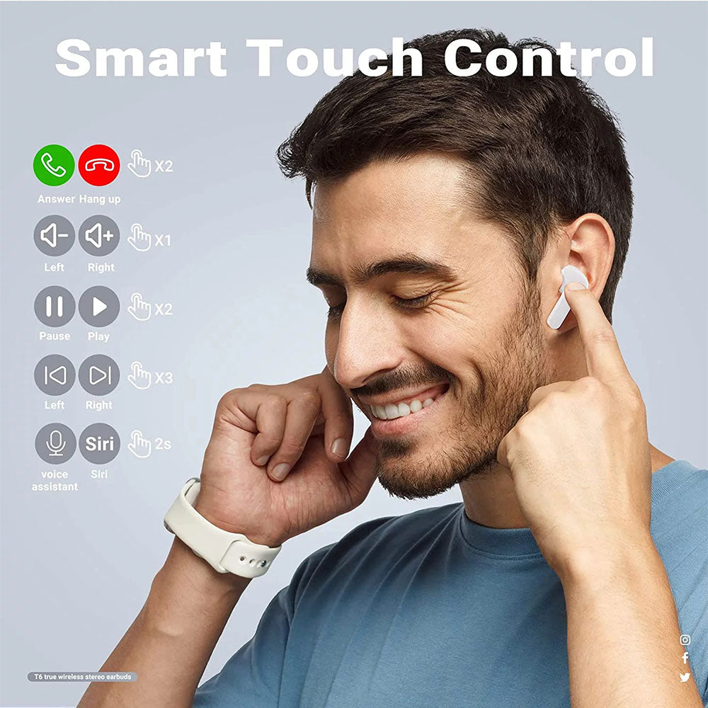 Ultra-Pods LED Display Wireless Earbuds – Bluetooth 5.3 with Charging Case -  Get deals pk