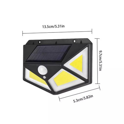 100 LED Solar Outdoor Light – 3 Modes Motion Sensor Spotlight -  Get deals pk