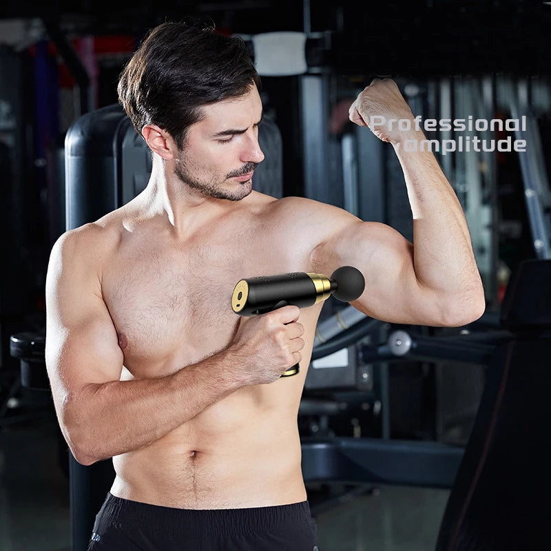 Facial Massager Gun – Cordless Handheld Deep Tissue Muscle Massager -  Get deals pk