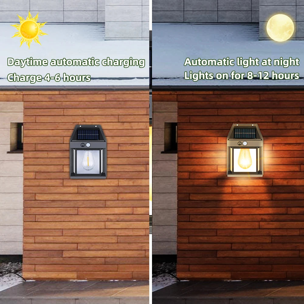 Wall Mounted Solar Motion Sensor Light -  Get deals pk