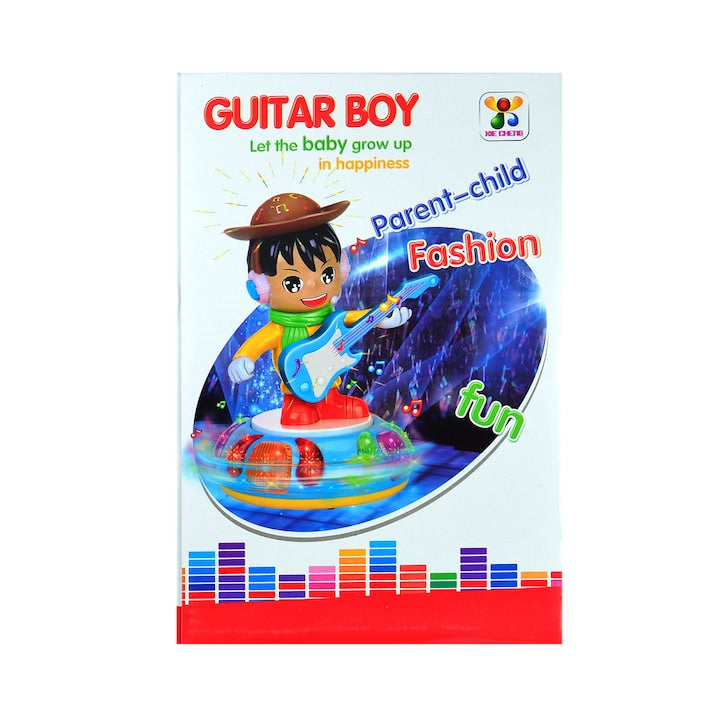 360° Rotating Musical Guitar Boy Toy with Lights & Music -  Get deals pk