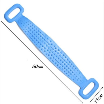 Silicone Back Scrubber – Dual-Sided Exfoliating Strap for Shower & Bath -  Get deals pk