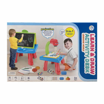3 in 1 Learn & Draw Activity Desk