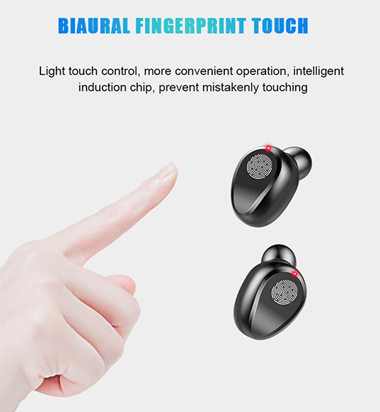 Mini Wireless Earbuds(F9 With 2000mAh Charging Case) -  Get deals pk