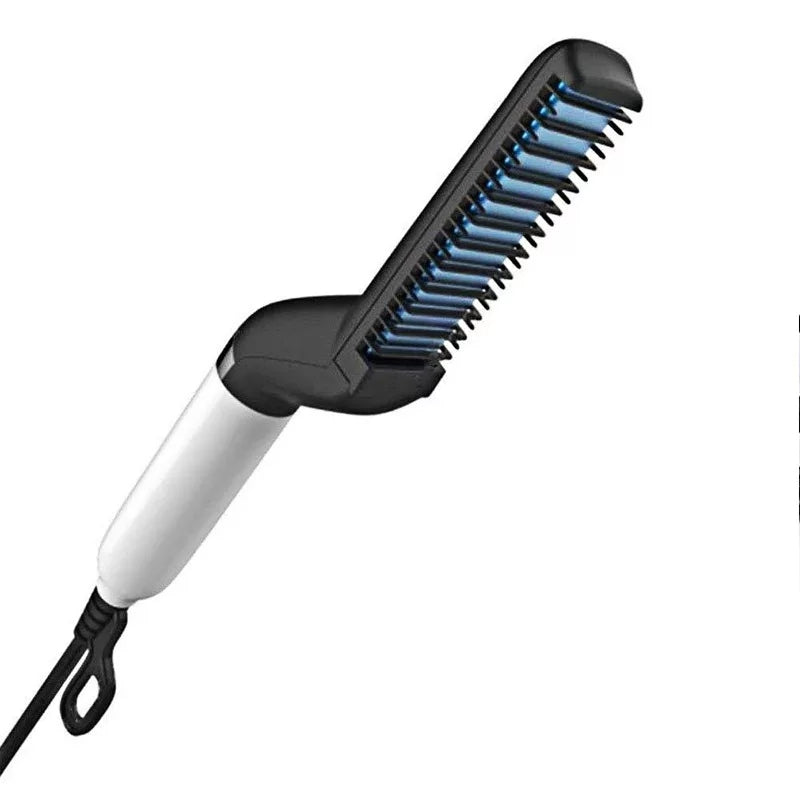 Hair & Beard Straightener Modeling Comb – Quick Heat Styling Brush for Men -  Get deals pk