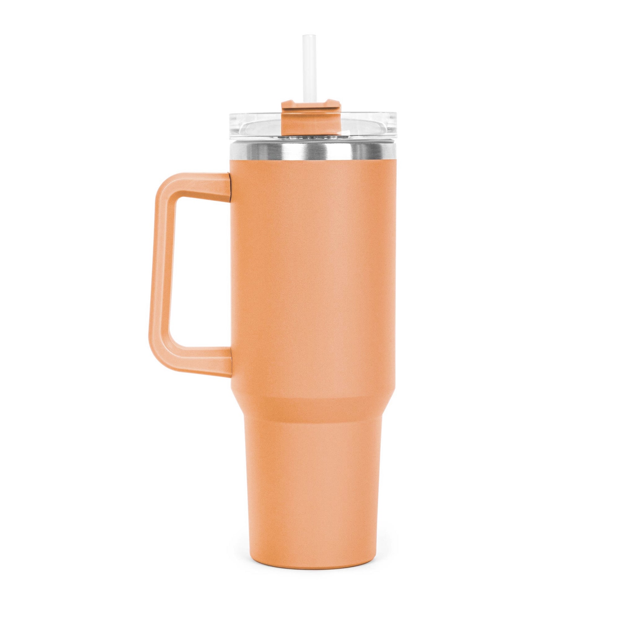 1200 ml Tumbler with Handle Straw(Random color)