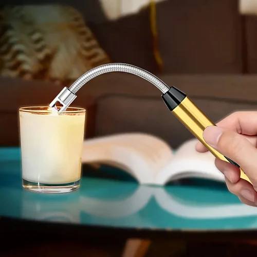 USB Rechargeable Flameless Lighter with 360° Flexible Neck -  Get deals pk