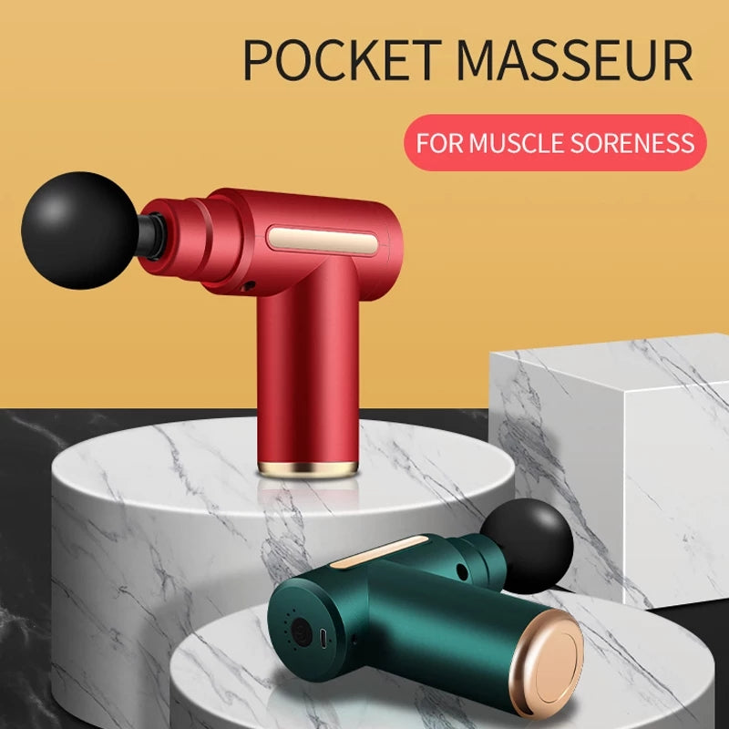 Facial Massager Gun – Cordless Handheld Deep Tissue Muscle Massager -  Get deals pk