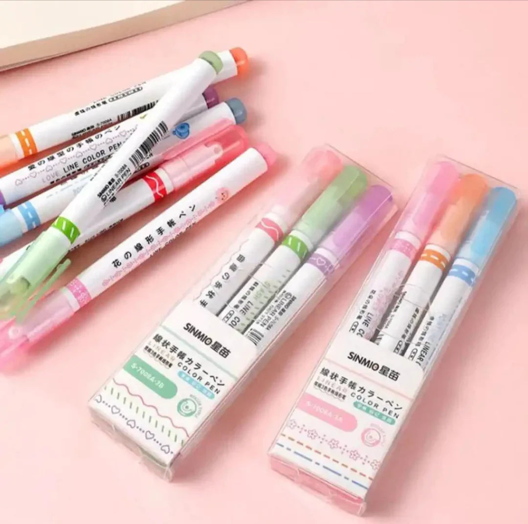 CURVE HIGHLIGHTER PEN | PACK OF 6 -  Get deals pk