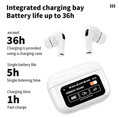 ANC Wireless Earbuds (With Smart Screen Display). -  Get deals pk