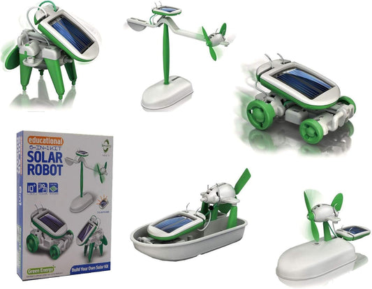 6 in 1 Solar Robot Kit