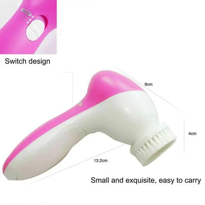 5-in-1 Electric Facial Cleansing Brush -  Get deals pk