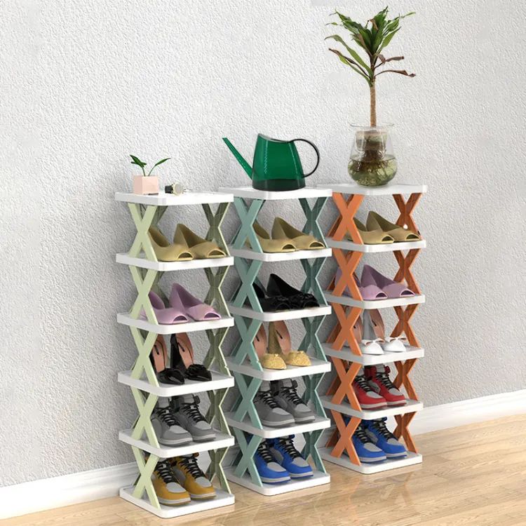 5 Layer X-Shoe Plastic Rack with Box Packing / Rack Organizer -  Get deals pk