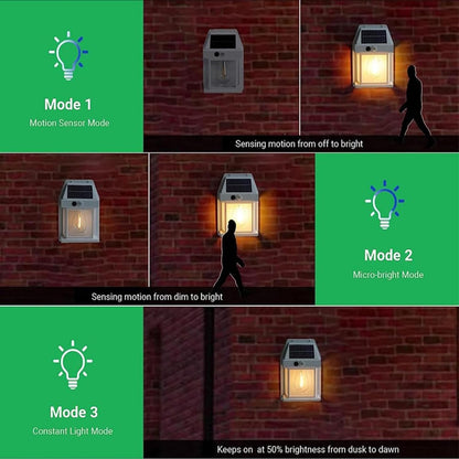 Wall Mounted Solar Motion Sensor Light -  Get deals pk