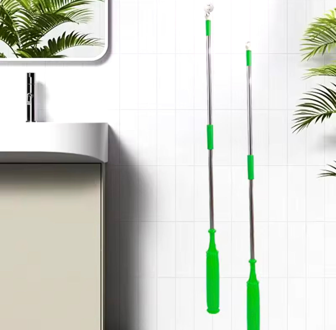 2 In 1 Microfiber Floor Mop, Microfiber Mop Wiper, Long Handle Kitchen Floor Cleaning Tool -  Get deals pk