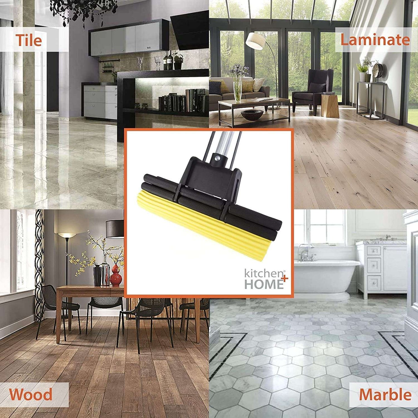 Sponge Squeeze Mop -  Get deals pk