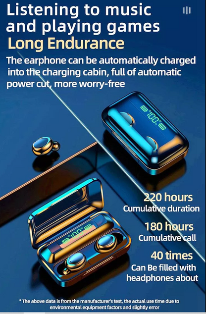 Original F9 Wireless Earbuds with ENC – Crystal Clear Calls & Deep Bass -  Get deals pk